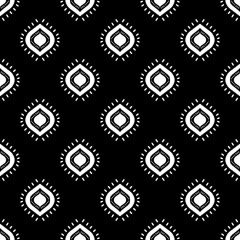 black and white seamless pattern