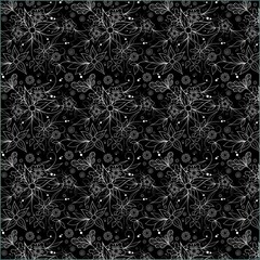Illustration Seamless floral background textile