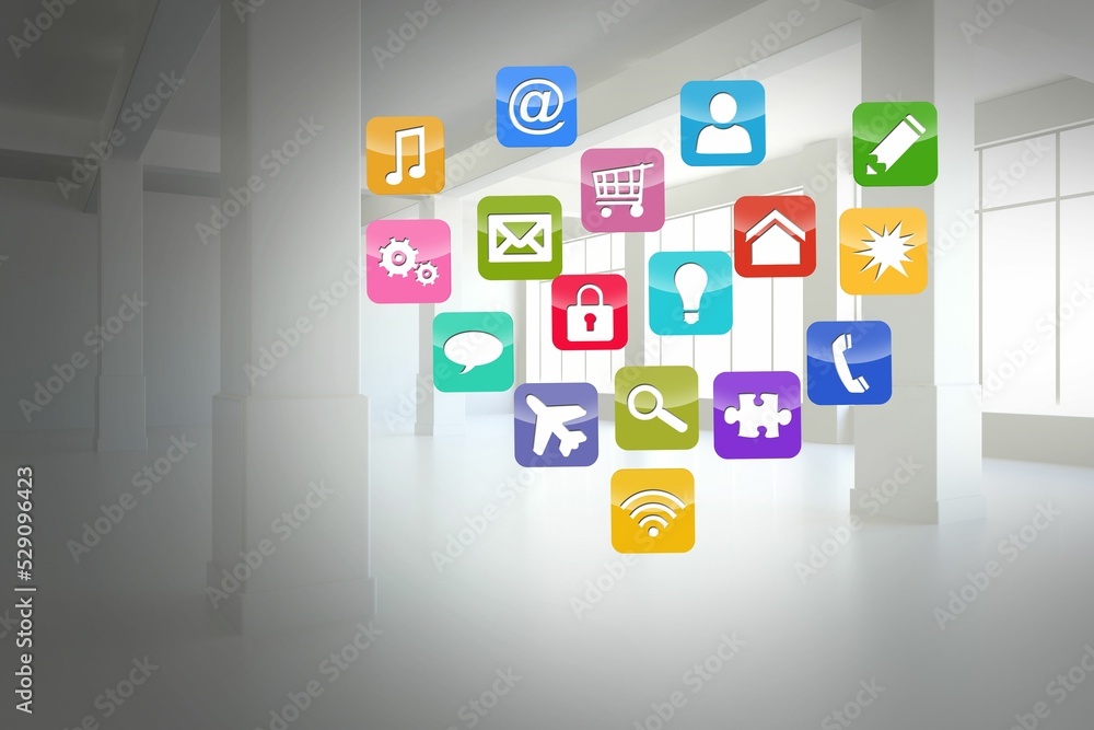 Poster computing application icons