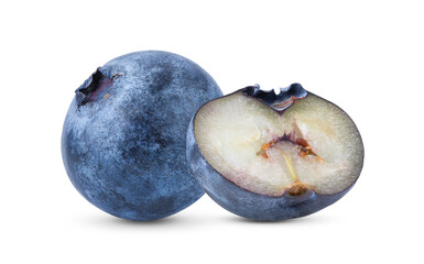 Obraz premium Fresh blueberry isolated on transparent (PNG)