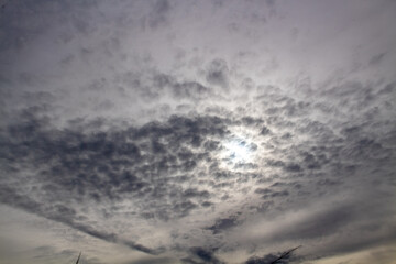 Abstract cloud shape background in the afternoon
