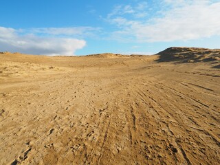 鳥取砂丘と青空
