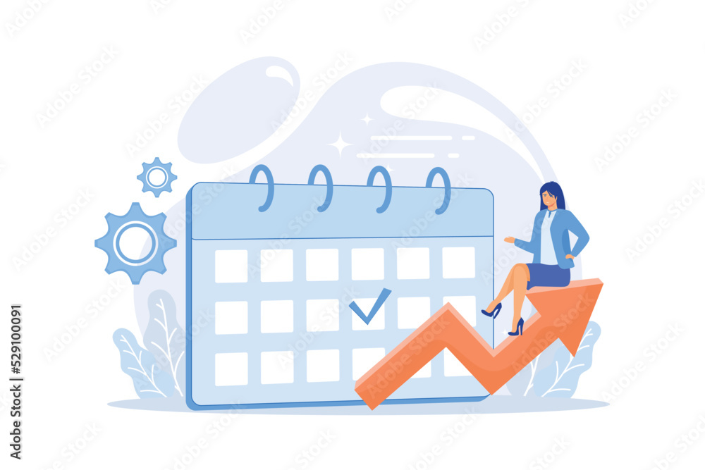 Poster event management. performance efficiency, time optimization, reminder. task and project deadline fla