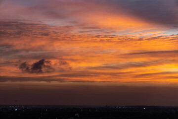 cielo de amanecer