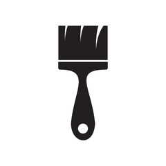 Paint brush icon vector illustration sign