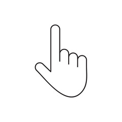 Hand cursor icon click symbol	