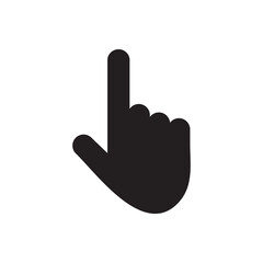 Hand cursor icon click symbol	
