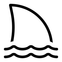 Shark Fin Icon