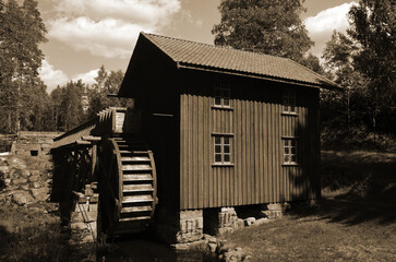 Watermill. One of the 2 working in Norway. 