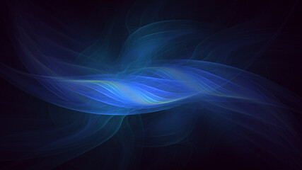 3D rendering abstract multicolor technology fractal light background