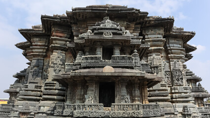 Backside Exterior View of Chennakeshawa Temple, Belur, Hassan, Karnataka, India  