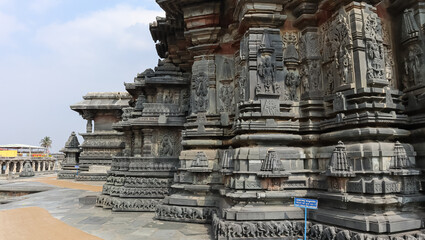 The Exterior of Chennakeshawa Temple, Belur, Hassan, Karnataka, India
