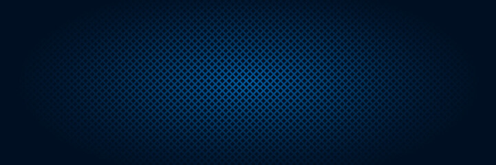 Abstract dark blue background with grid lines pattern. Vector illustration