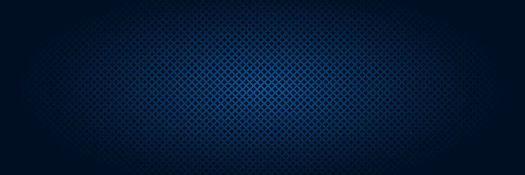 Abstract dark blue background with grid lines pattern. Vector illustration