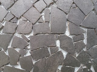 Top view of old concrete wall for background