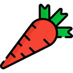 Easter color liner icon vector