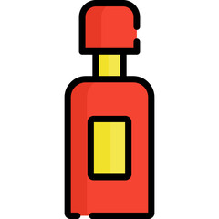 Easter color liner icon vector