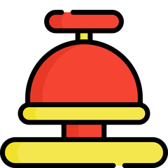 Easter color liner icon vector