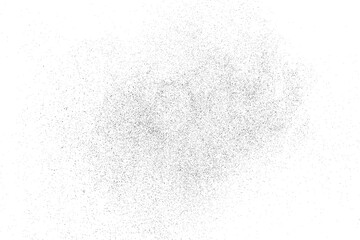 Distressed black texture. Dark grainy texture on white background. Dust overlay textured. Grain noise particles. Rusted white effect. Grunge design elements. Vector illustration, EPS 10.