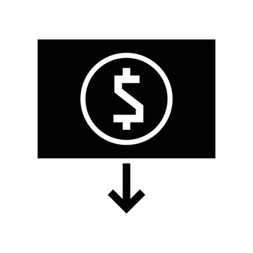 Money Withdrawal Vector Icon Symbol Design