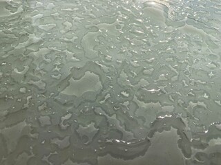 Water drops on window pane 