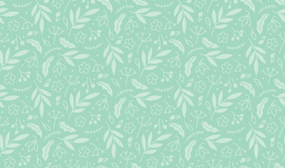 Floral ornament. Seamless patern. Vector image.