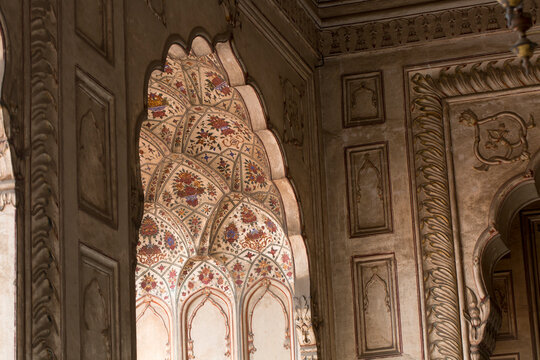 Badshahi Mosque Lahore Pakistan Interior Details