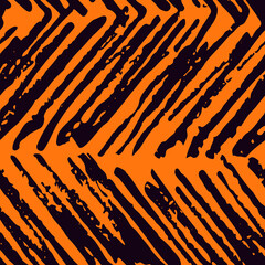 Vector Seamless Hand Drawn Scribble Pattern. Minimal Artistic Sketch Endless Print.