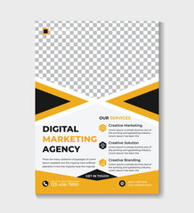 Marketing, business proposal, promotion, advertise flyer design template