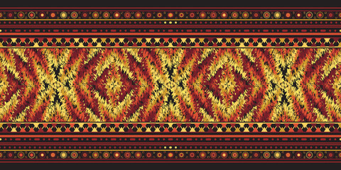 seamless ethnic pattern design.Geometric ethnic oriental ikat pattern traditional Design.ethnic oriental pattern,fabric,embroidery.Mexican pattern.merican pattern.latin african.indian fabric.Mexican