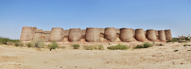 Derawar fort in Ahmadpur East Tehsil, Punjab province, Pakistan