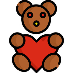 love color icon vector