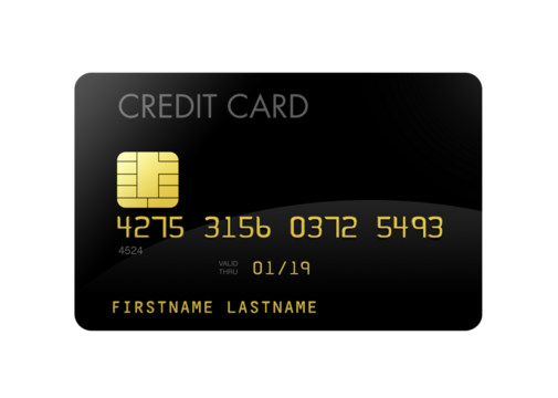 Black credit card