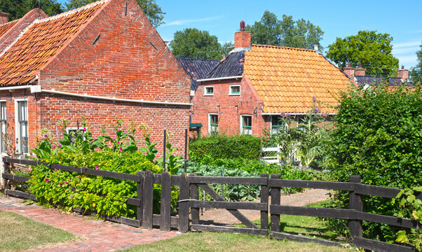 Very old houses in the Netherlands