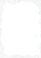 Winter holiday white background  illustration. Christmas card template with snow 