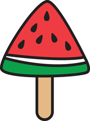 illustration of watermelon