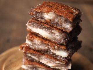 Kanom Ba Bin, Thai sweet young coconut pancake