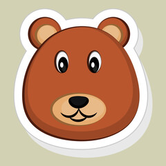 Sticker or label of Happy Bear.