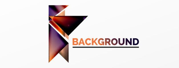 Abstract background. Simple color geometric shapes composition with 3d effect, lights and shadows. Vector Illustration For Wallpaper, Banner, Background, Card, Book Illustration, landing page