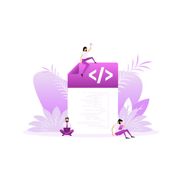 Computer programming or developing software or game. Web Development. Website coding.