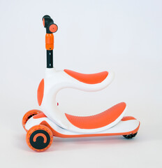 children's scooter on a white background. 