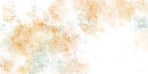 秋の哀愁を思わせるくすみオレンジの水彩背景