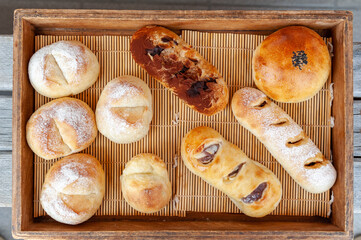 各種パン　菓子パン　フランスパン　コッペパンなど