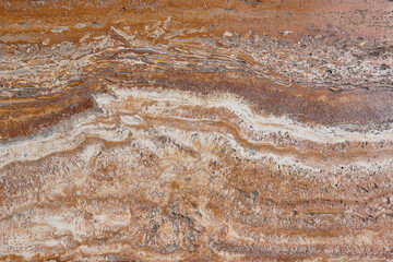 Travertine marble textured tile. Natural stone background. Surface