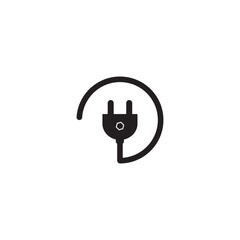 plug icon vector