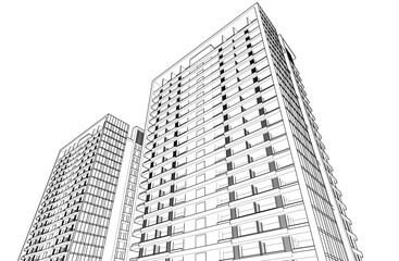 Fototapeta premium office building