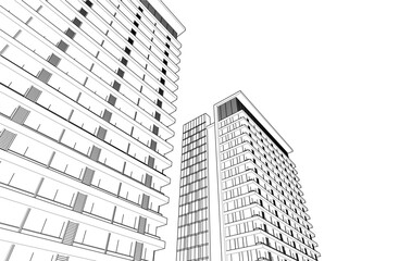 Fototapeta premium modern office building