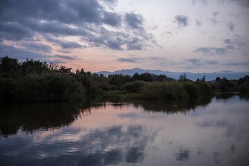 Obraz premium See Stagno di Tortolì auf Sardinien Italien