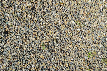 Abstract stone background. Break stone texture. Macadam
