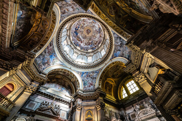 Fototapeta na wymiar Royal Chapel of the Treasure of San Gennaro, Naples, Italy